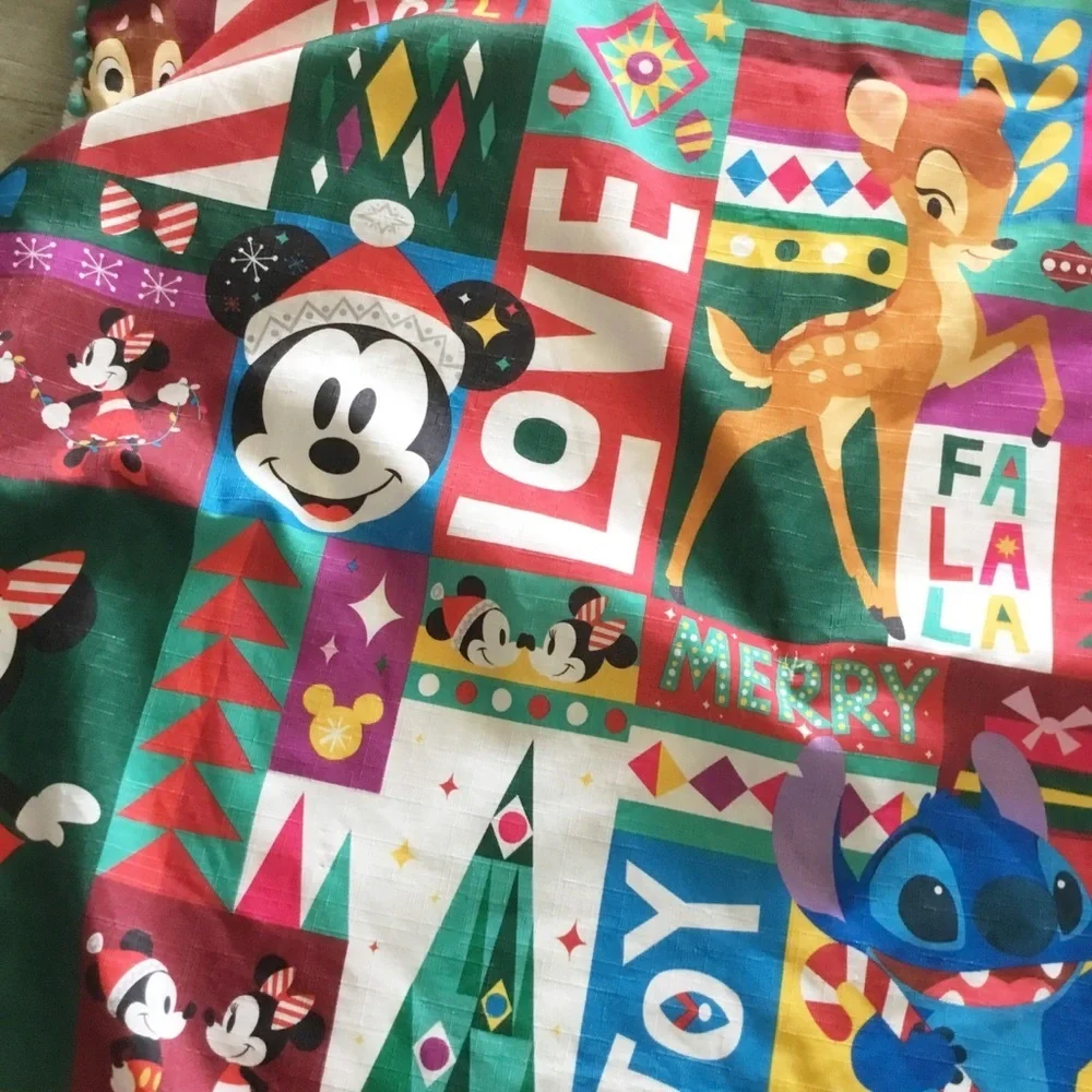Disney Mickey Minnie Christmas Movie  Throw Blanket Xmas